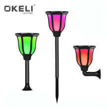 OKELI Outdoor Courtyard Parking Lot Lighting Garden Lamp Post IP65 Waterproof LED Park Light